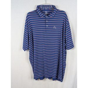 Rhoback The Old Glory Stripe Performance Polo Men's Size 3XL/XXXL